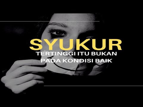 Syukur yang Terlupakan