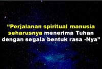 Menerima Tuhan dengan Segala Bentuk Rasa-Nya