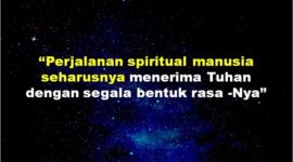 Menerima Tuhan dengan Segala Bentuk Rasa-Nya