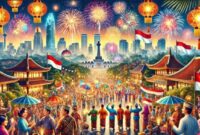 Foto Ilustrasi Tahun Baru 2025