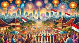 Foto Ilustrasi Tahun Baru 2025