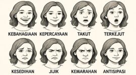 Ilustrasi 8 emosi pada manusia