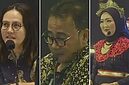 Juri LCC Empat Pilar MPR RI dan MC (Foto kolase)
