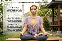 Ilustrasi mengaktifkan kelenjar pineal