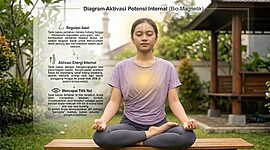Ilustrasi mengaktifkan kelenjar pineal