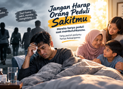 Jangan Harap Orang Peduli Sakitmu, Mereka Hanya Peduli Saat Membutuhkanmu
