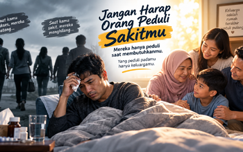 Jangan Harap Orang Peduli Sakitmu, Mereka Hanya Peduli Saat Membutuhkanmu